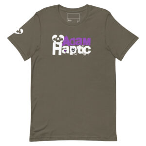 AdamHaptic Unisex t-shirt w/ Heartskull Sleeve